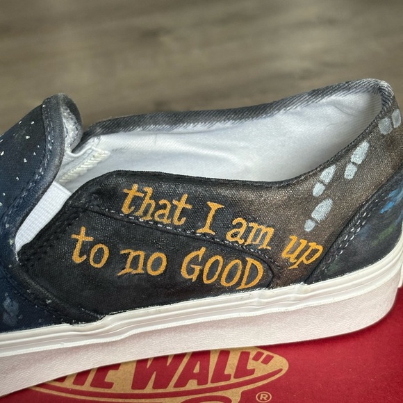 Vans Harry Potter one of a kind hand painted slip on sneakers - Picture 12 of 16